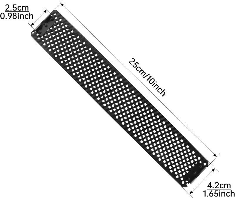 Omninmo 10-Inch Curved Flat Standard Cut Replacement Blade, 4 Pack Steel Shaver Cheesegrater Rasp for Surform Pocket Plane, Dent Repairs, Wood Fiberglass, Shaping Curved Surfaces Hand Plane Scraper - Image 4